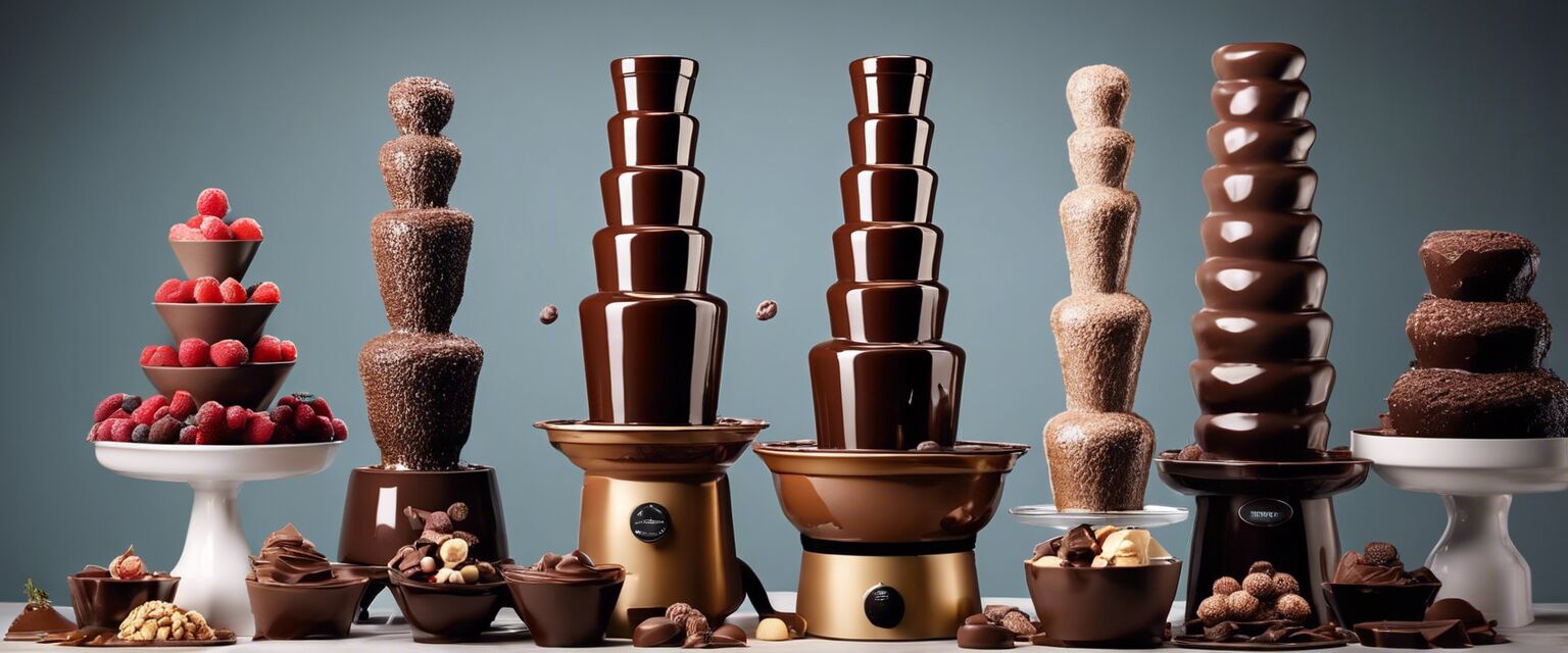 Types of chocolate fountains