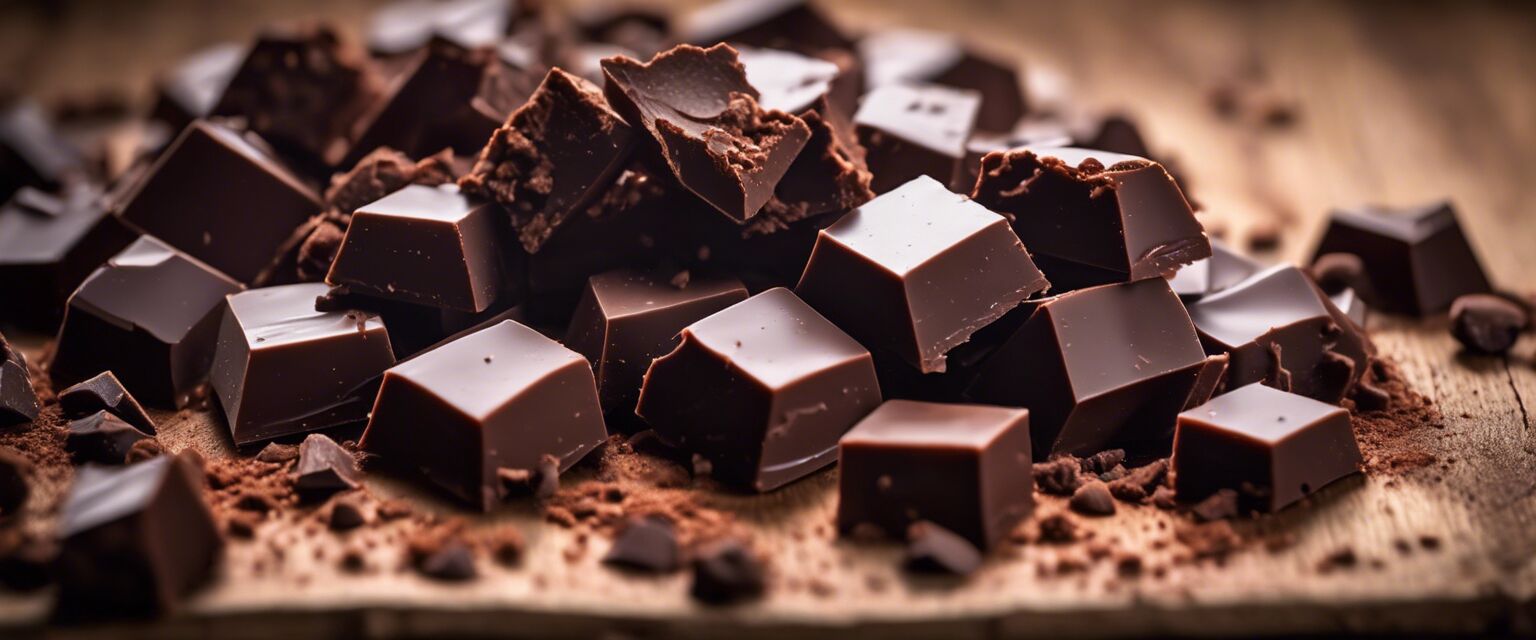 Dark chocolate chunks